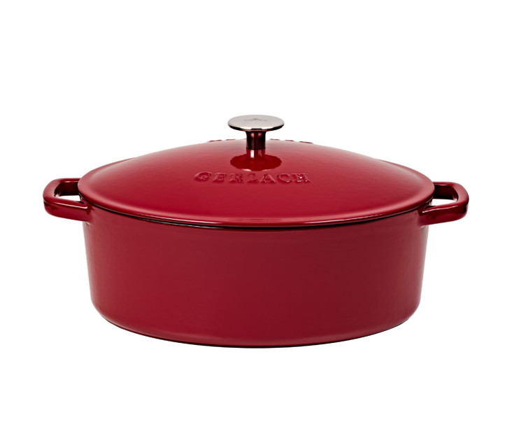 Gusseiserner Schmortopf 5,5 l NATUR IRON, bordeauxrot