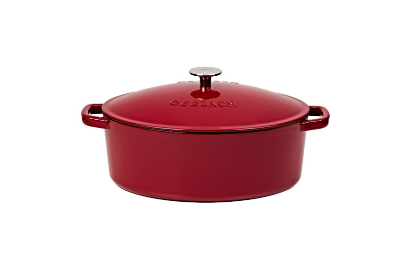 Gusseiserner Schmortopf 5,5 l NATUR IRON, bordeauxrot