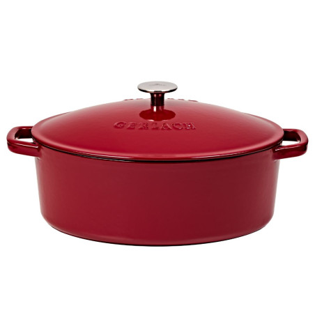 Gusseiserne Backform 5,5l NATUR IRON Bordeauxrot