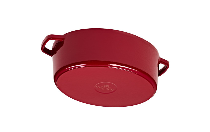 Gusseiserne Backform 5,5l NATUR IRON Bordeauxrot