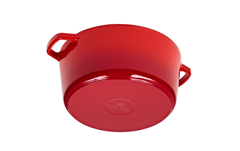 Gusseiserner Topf 5l NATUR IRON Rot Gusseiserner Topf 5l NATUR IRON Rot
