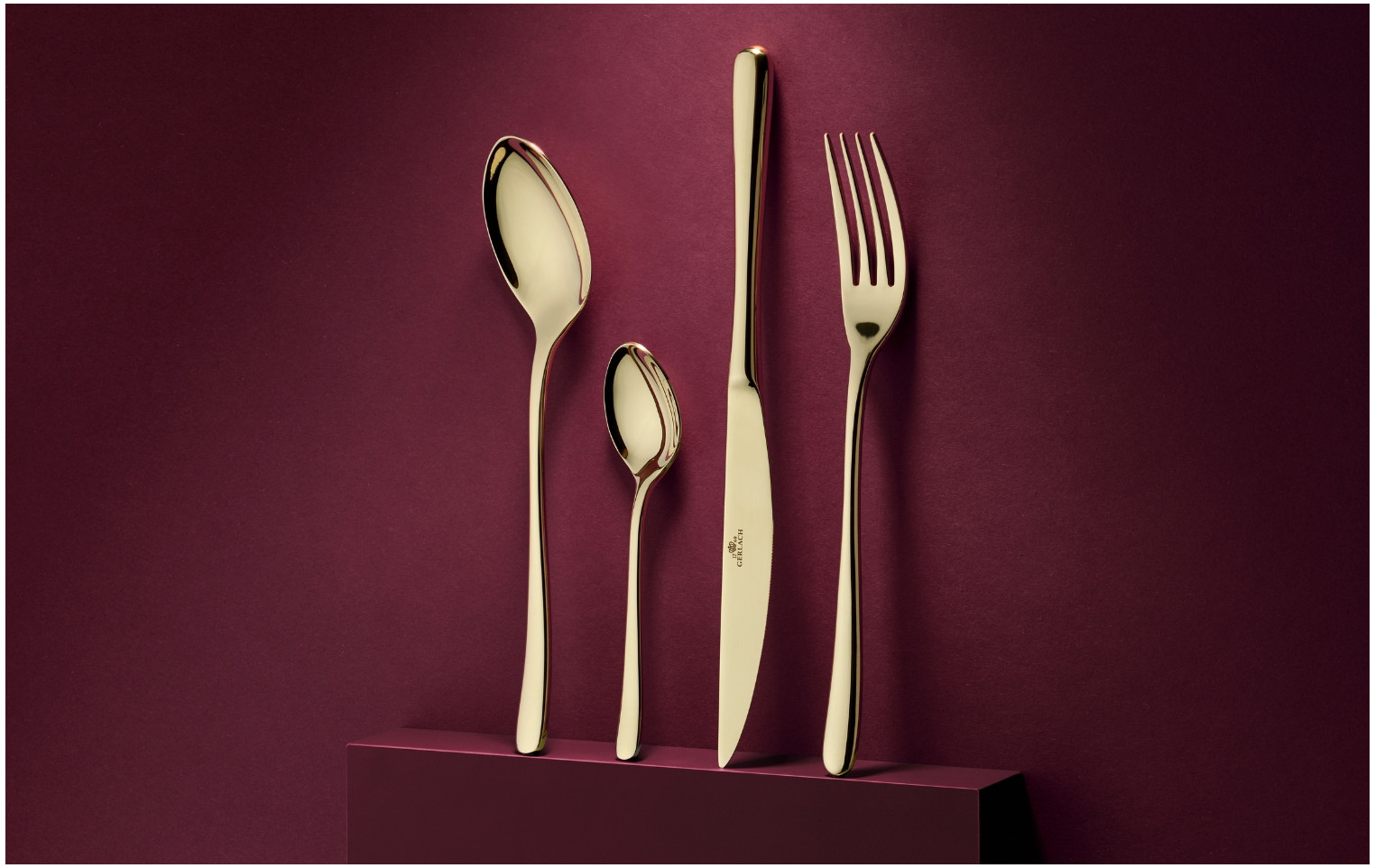 Besteckset 24 Teile MUZA GOLD Poliert