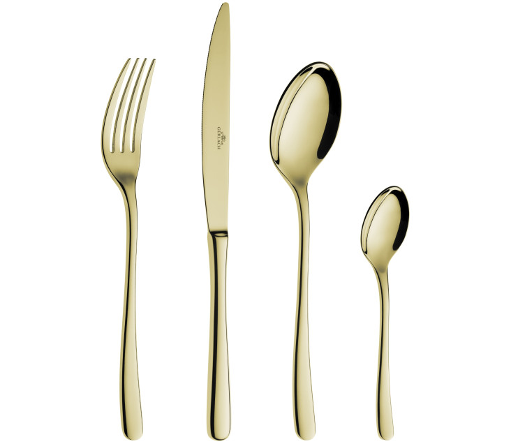 Besteckset 24 Teile MUZA GOLD Poliert
