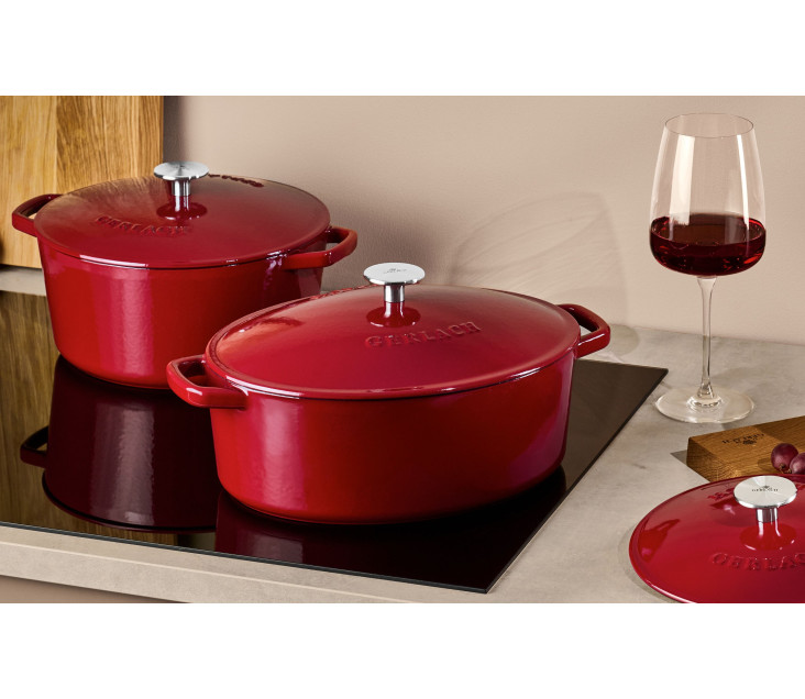 Gusseiserner Schmortopf 5,5...