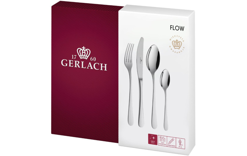 Besteckset 60 Teile FLOW Poliert