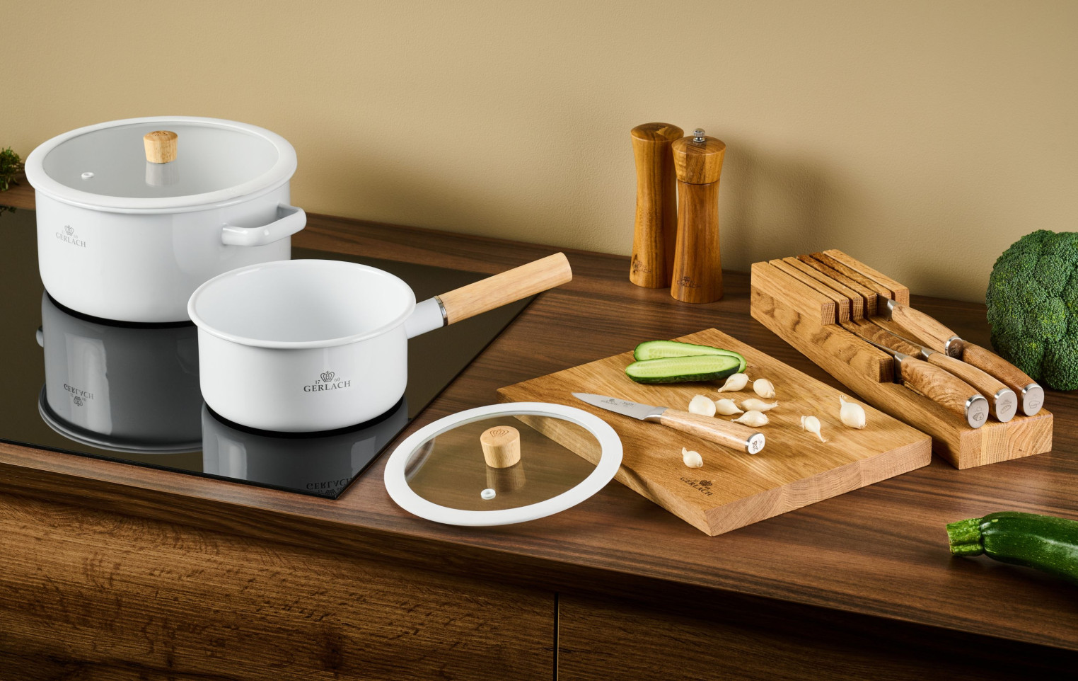 Rondel emaliowany NATUR ENAMEL biały 18 cm 1,5 l