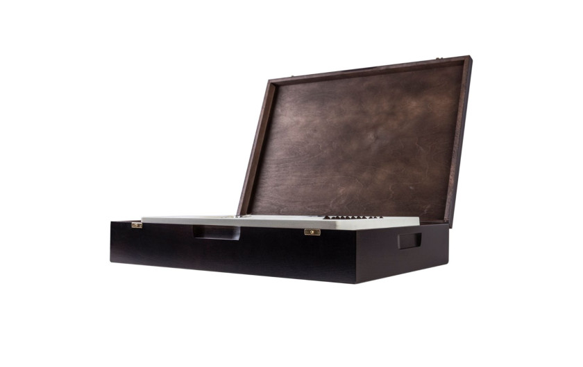 Besteckset in einer Holzkiste 68-teilig glänzend RETRO Besteckset in einer Holzkiste 68-teilig glänzend RETRO