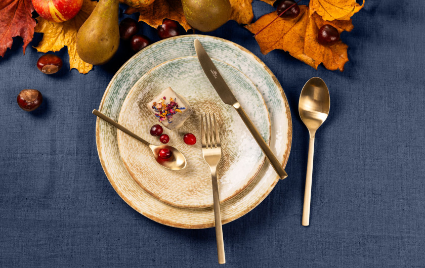 Dessertteller-Set 6 Teile BALANCE TERRA GLOSSY f&uuml;r 6 Personen 21cm