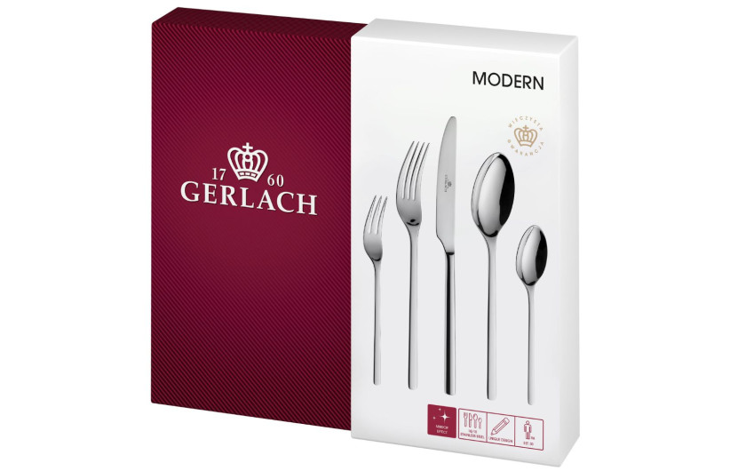 copy of Ein Set aus 24 gl&auml;nzenden Besteckteilen, MODERN.