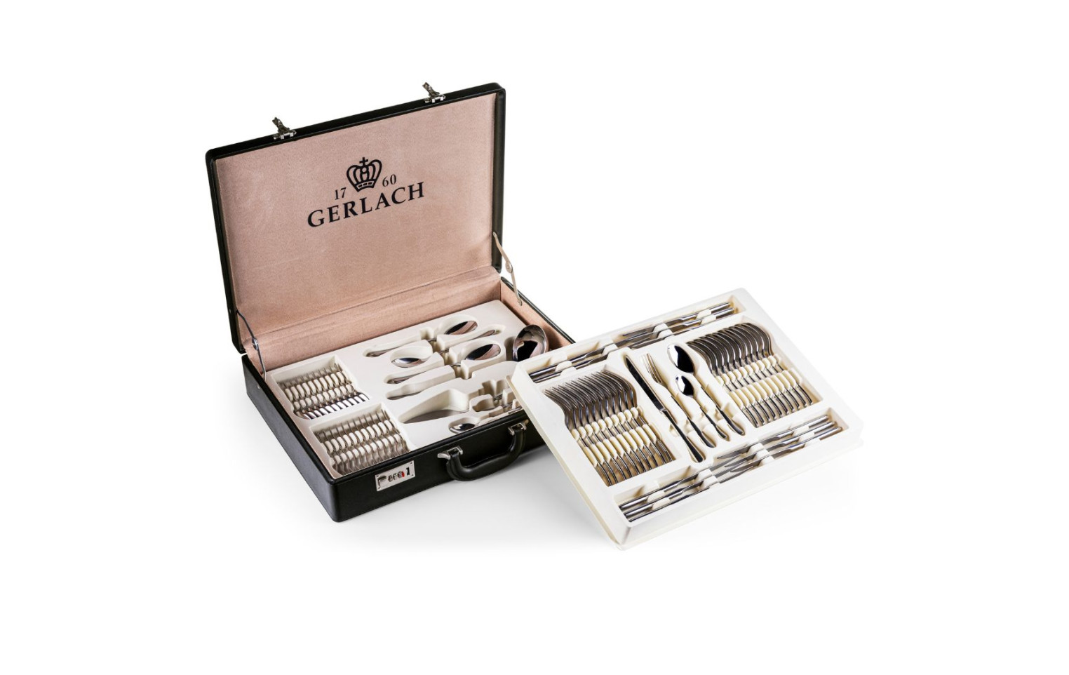 Besteckset 68 Teile MUZA Poliert + Holzkiste