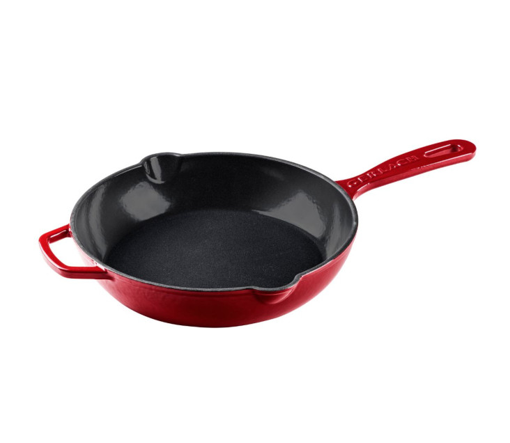 Gusseisenpfanne 28 cm NATUR IRON Bordeauxrot