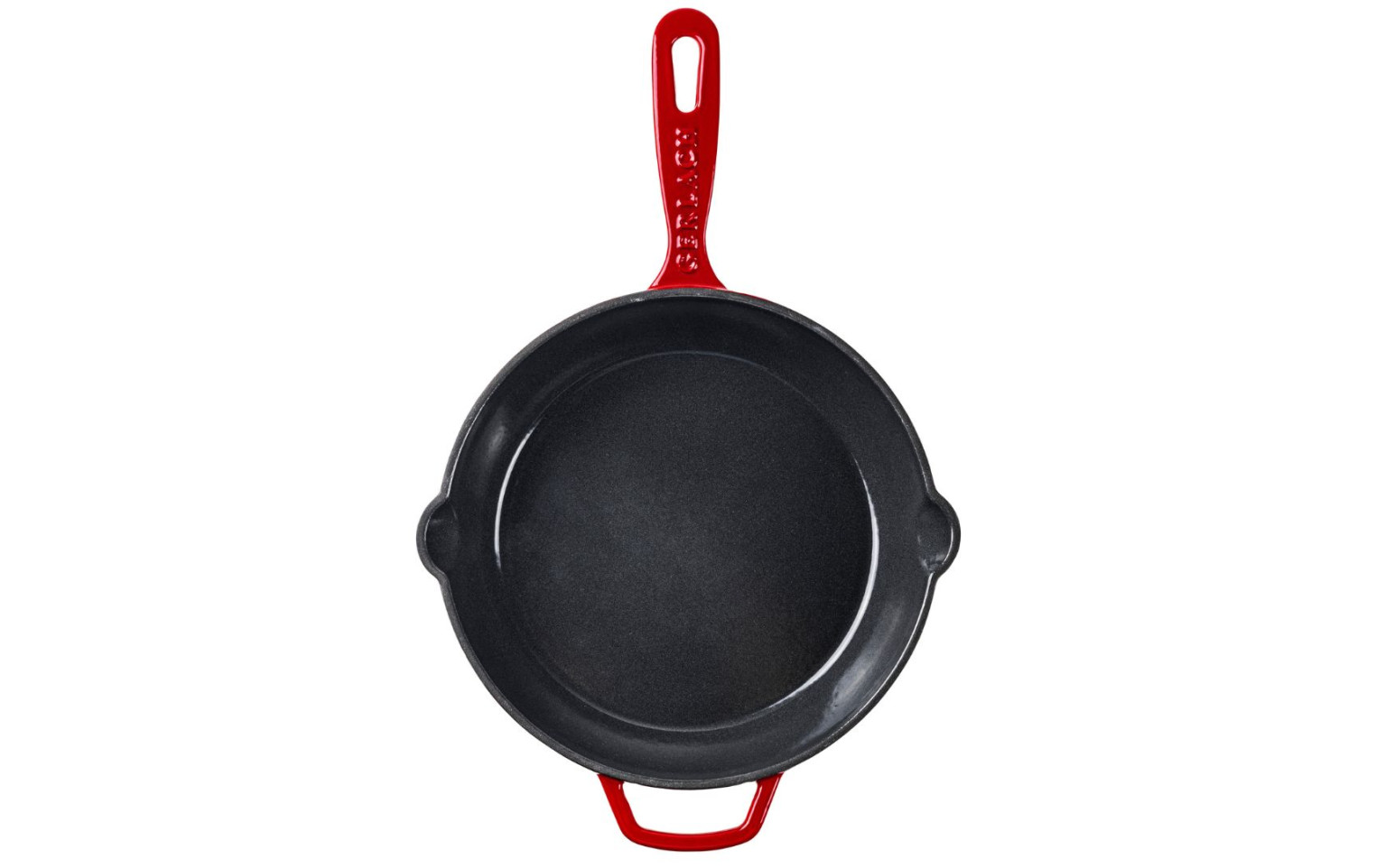 Gusseisenpfanne 28 cm NATUR IRON Bordeauxrot