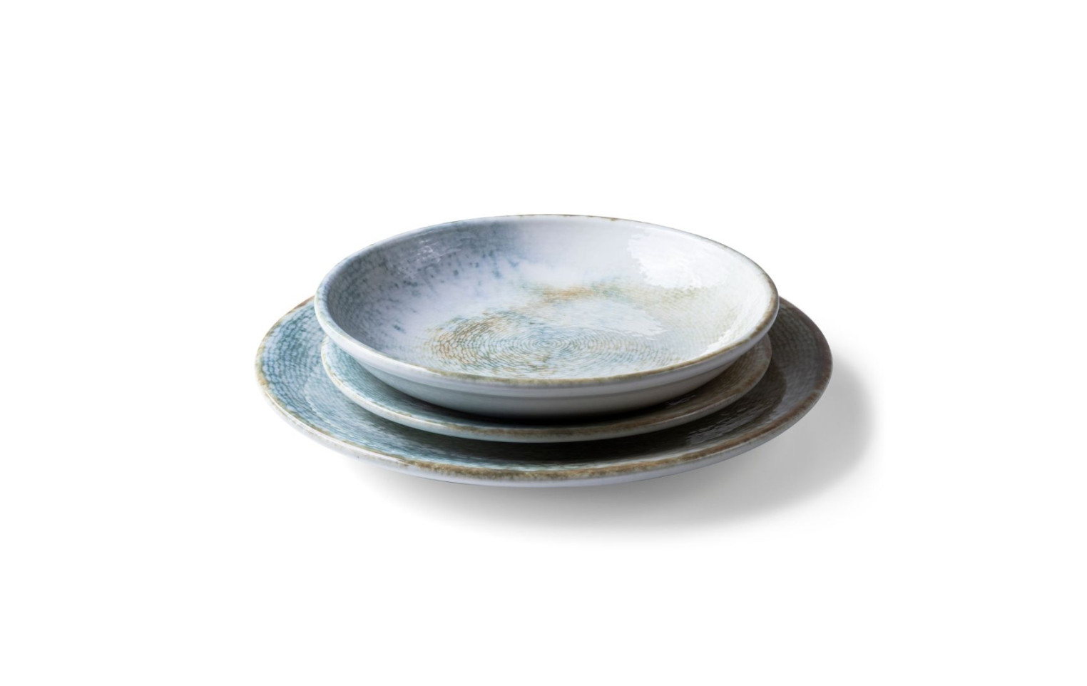 Geschirrset 18 Teile BALANCE TERRA GLOSSY für 6 Personen