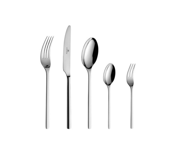 Besteckset 24 Teile MODERN Poliert + Kuchengabeln 6 Teile MODERN Poliert