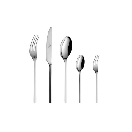 Besteckset 24 Teile MODERN Poliert + Kuchengabeln 6 Teile MODERN Poliert
