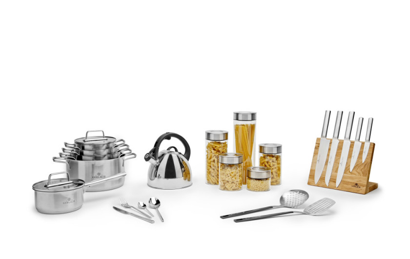 Messerset mit Magnet-Messerbrett AMBIENTE Magnetic